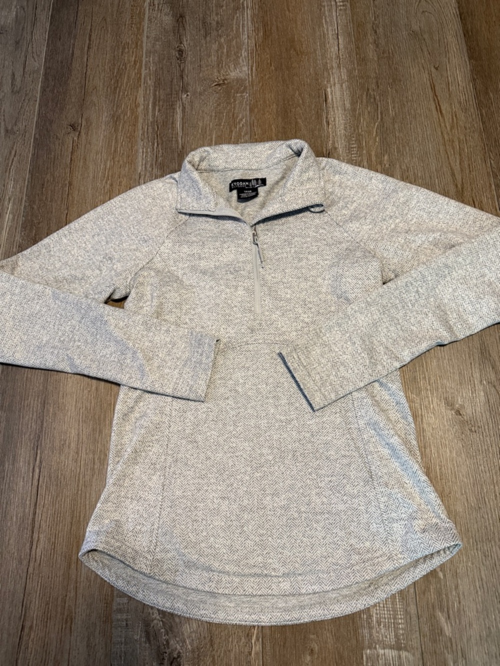 Kyodan Light Gray Quarter-Zip Pullover Sweatshirt